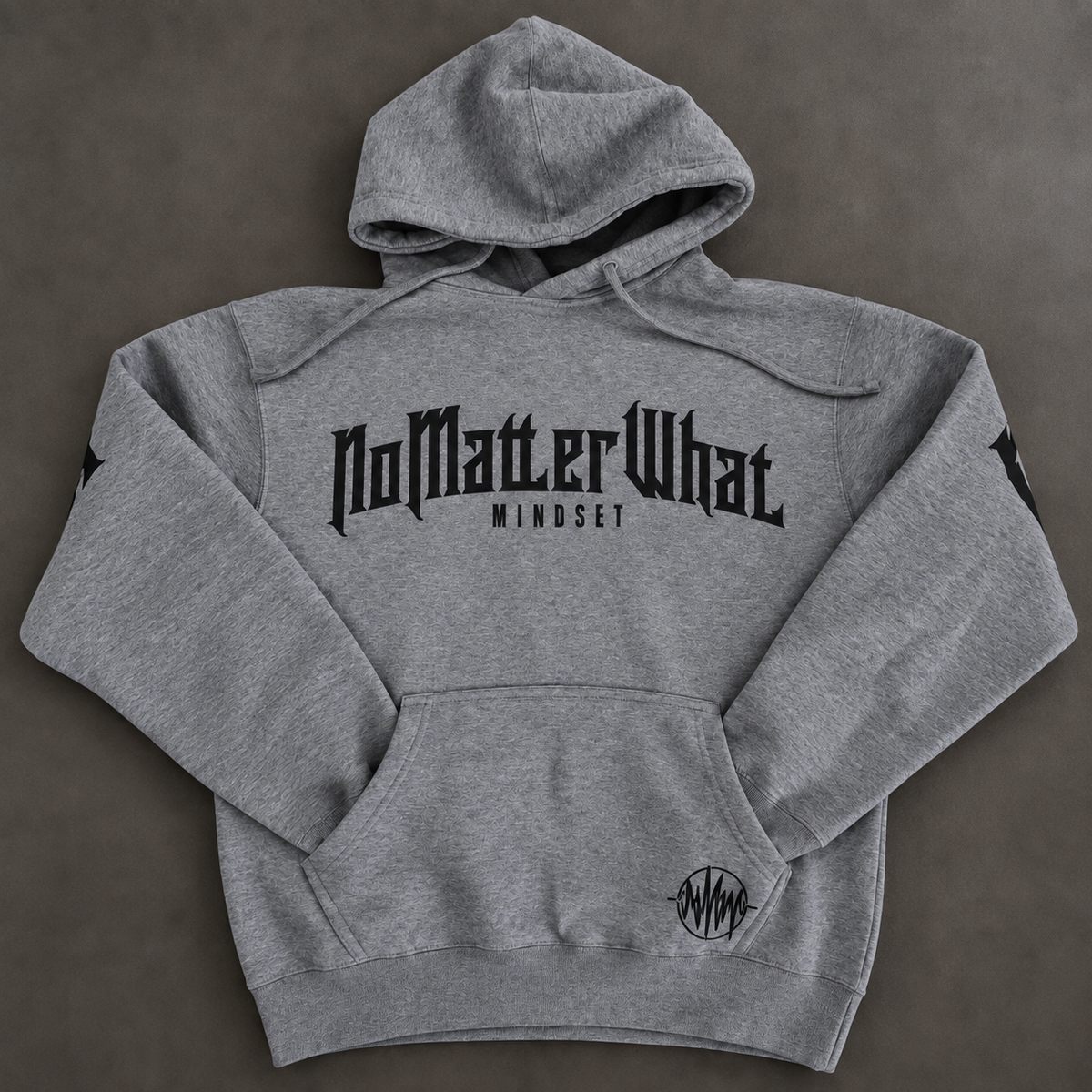 No Matter What Mindset Hoodie – Heather Gray