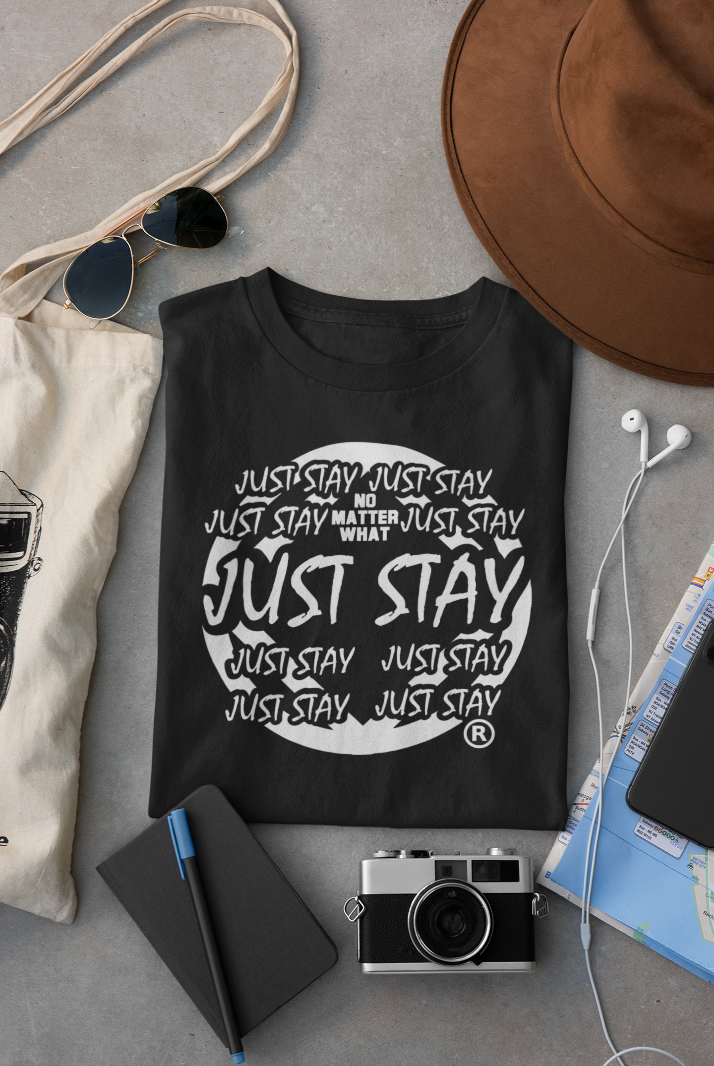 Women's Just Stay shirt