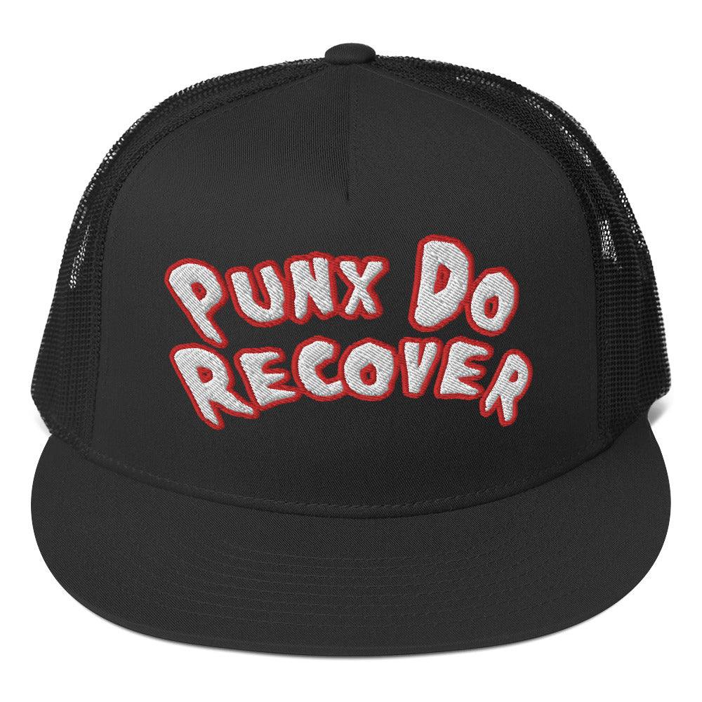 PDR (Embroidered white/red) Trucker Cap