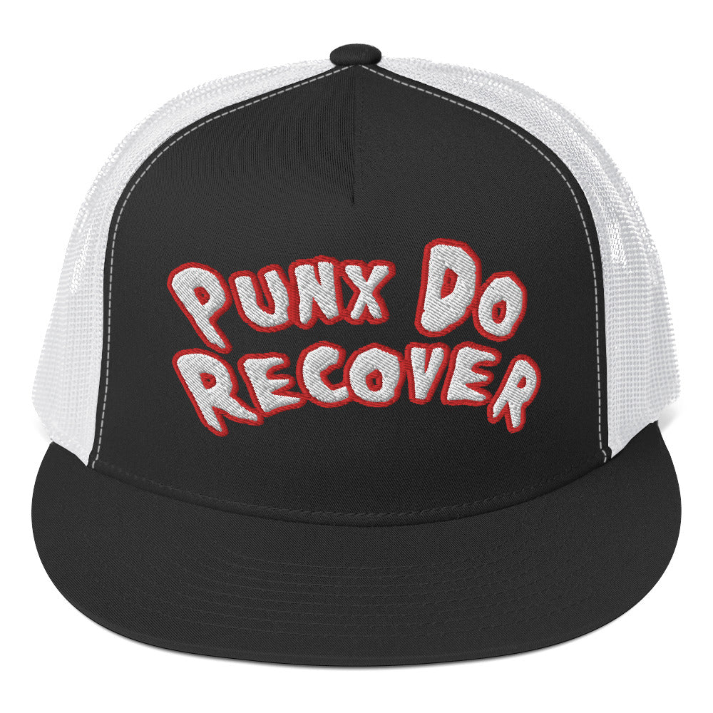 PDR (Embroidered white/red) Trucker Cap