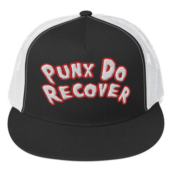 PDR (Embroidered white/red) Trucker Cap