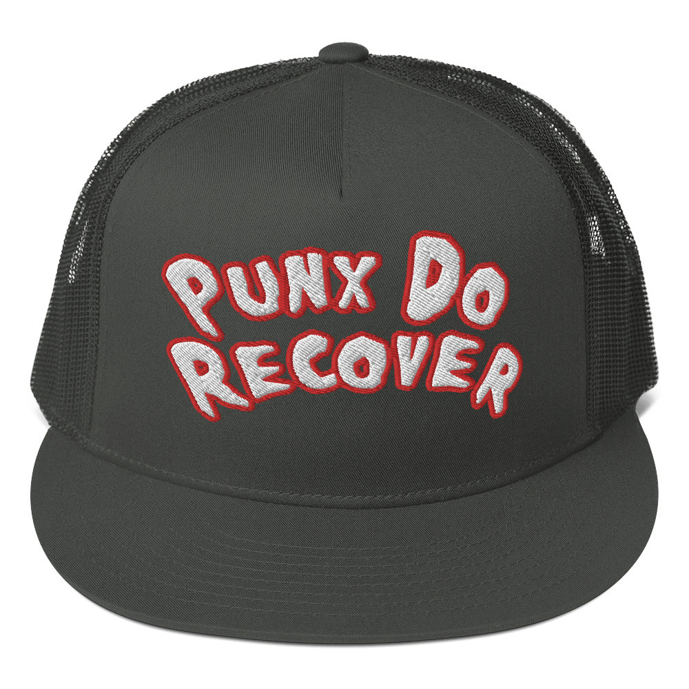PDR (Embroidered white/red) Trucker Cap