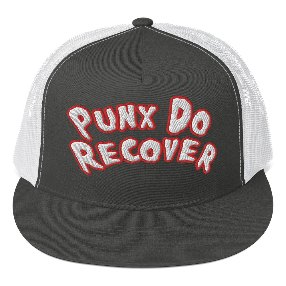 PDR (Embroidered white/red) Trucker Cap