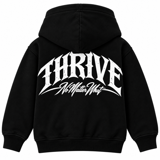 NMW Youth THRIVE Hoodie – Black