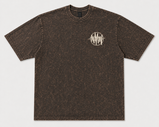 N Matter What Mindset Mineral Wash Tee-Brown