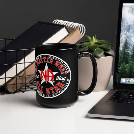 NMW ALL STAR-Black Glossy Mug