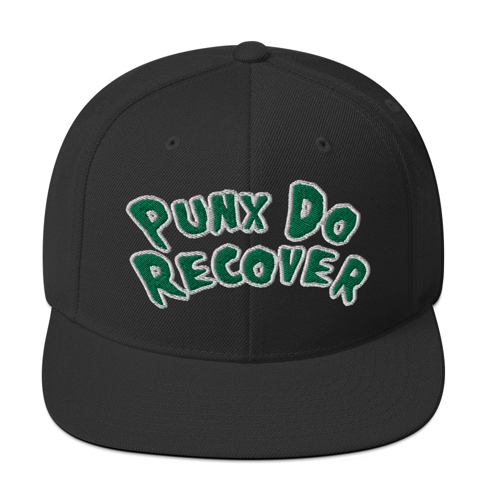 PDR (Embroidered white/green) Snapback Hat