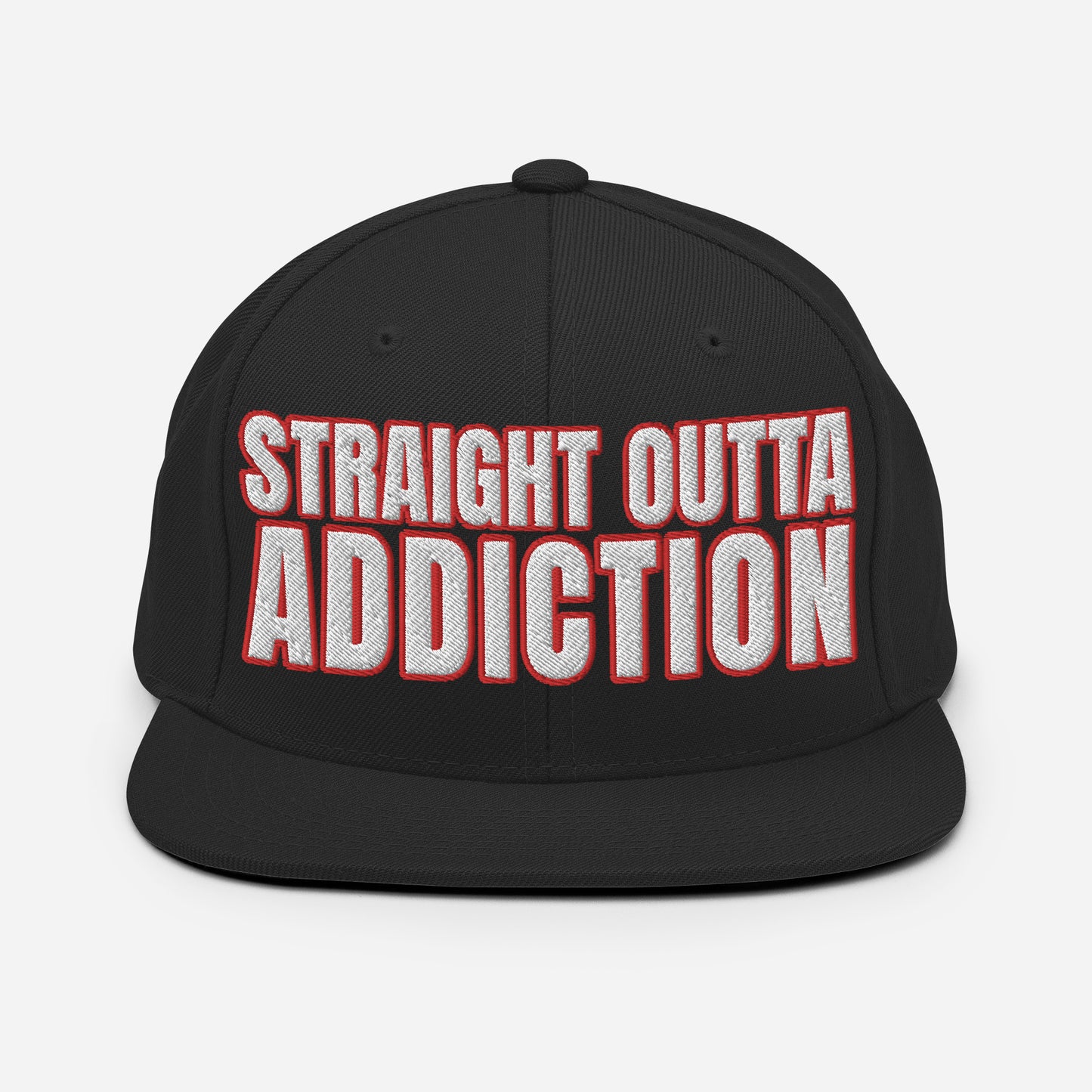 SOA- (Embroidered Red/white)Snapback Hat
