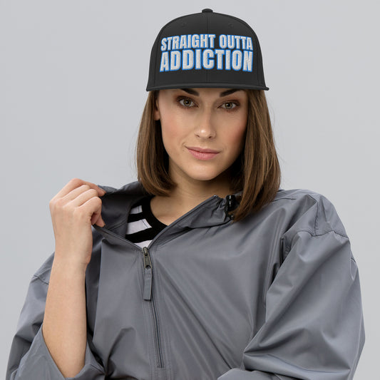 SOA- (Embroidered Teal/white) Snapback Hat