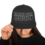 SOA- (Embroidered Black/white) Snapback Hat