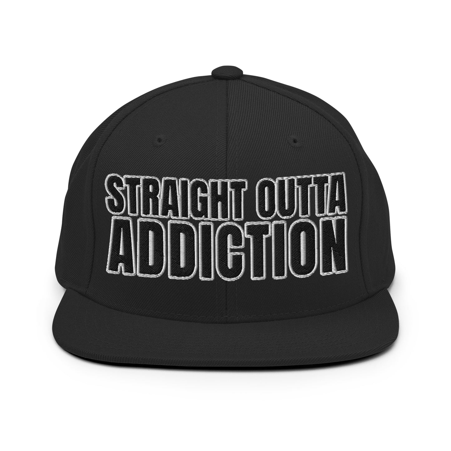 SOA- (Embroidered Black/white) Snapback Hat
