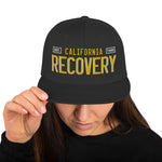 CALI RECOVERY License Plate- (Embroidered) Snapback Hat