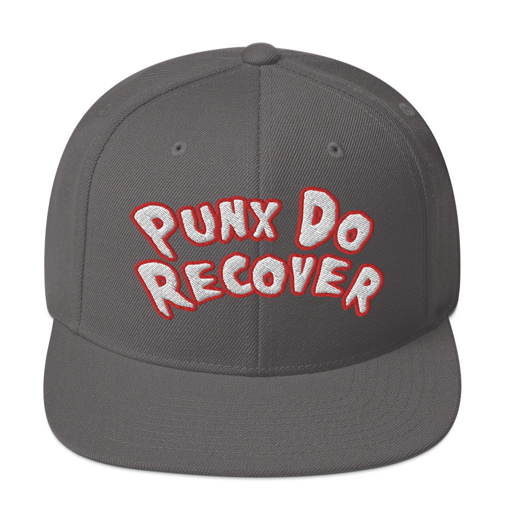 PDR (Embroidered white/red) Snapback Hat
