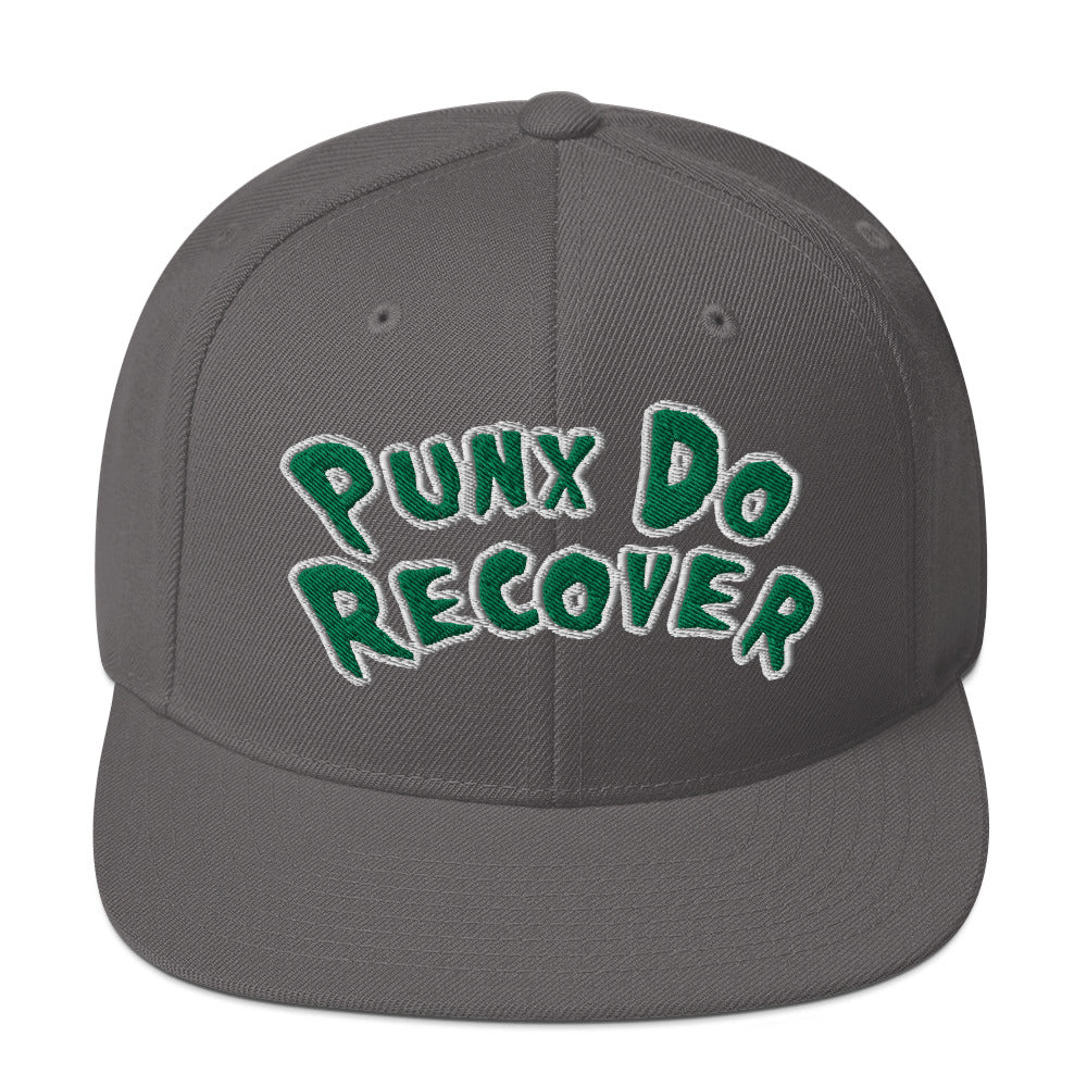 PDR (Embroidered white/green) Snapback Hat