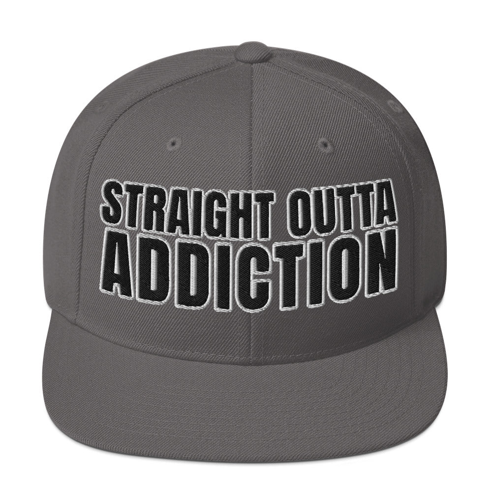 SOA- (Embroidered Black/white) Snapback Hat