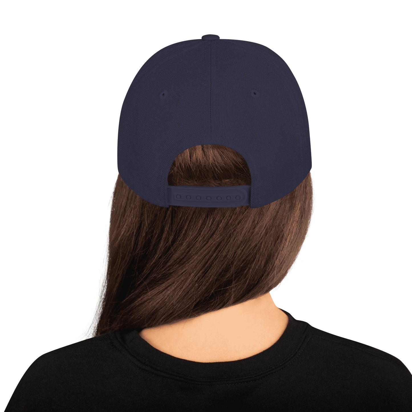 NEVER ALONE FAM- (Embroidered Red/white) Snapback Hat