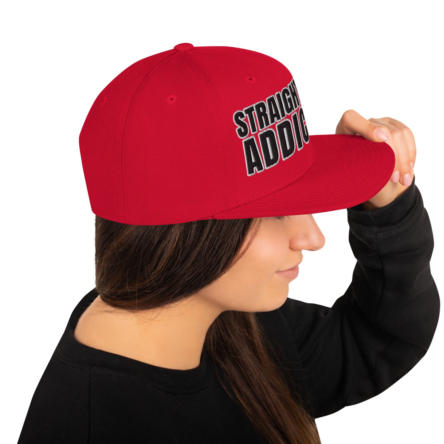 SOA- (Embroidered Black/white) Snapback Hat