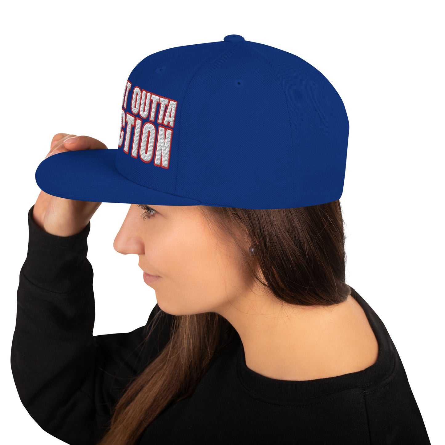 SOA- (Embroidered Red/white)Snapback Hat