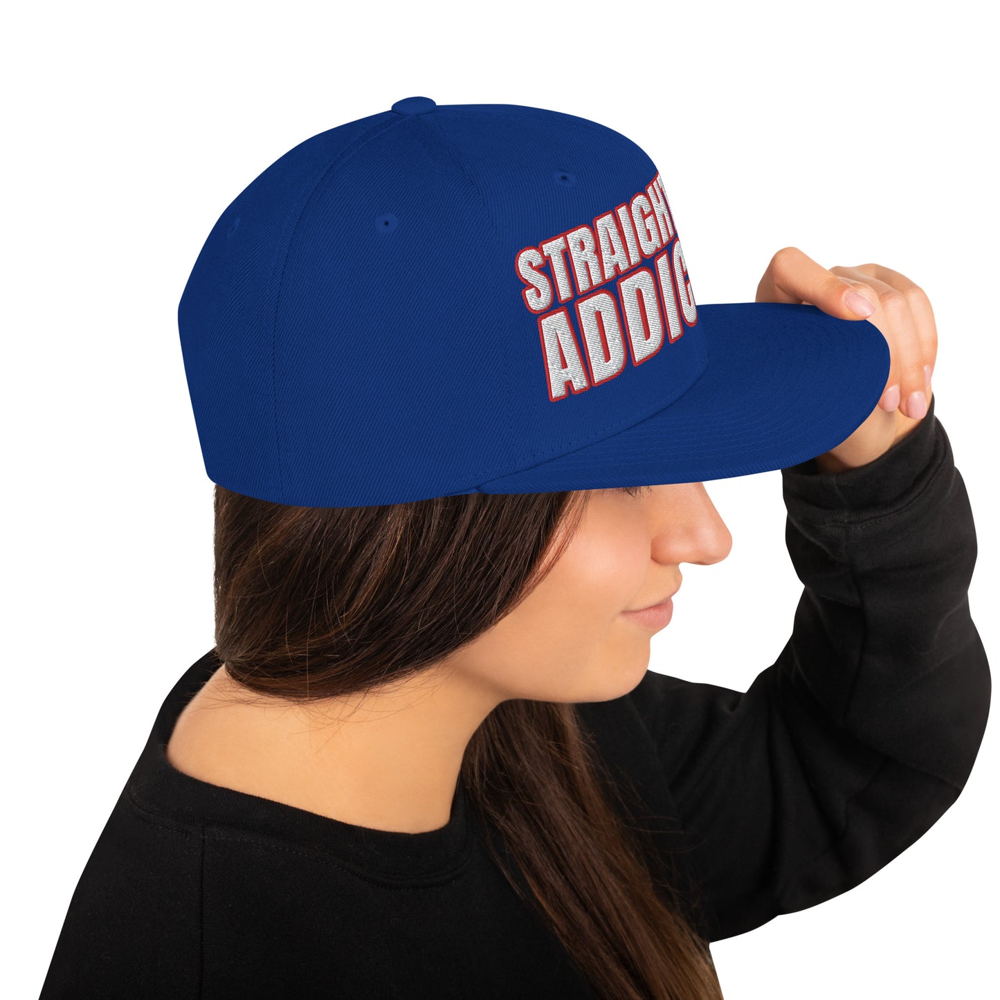 SOA- (Embroidered Red/white)Snapback Hat