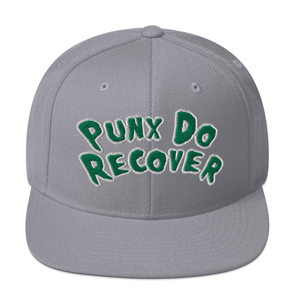 PDR (Embroidered white/green) Snapback Hat