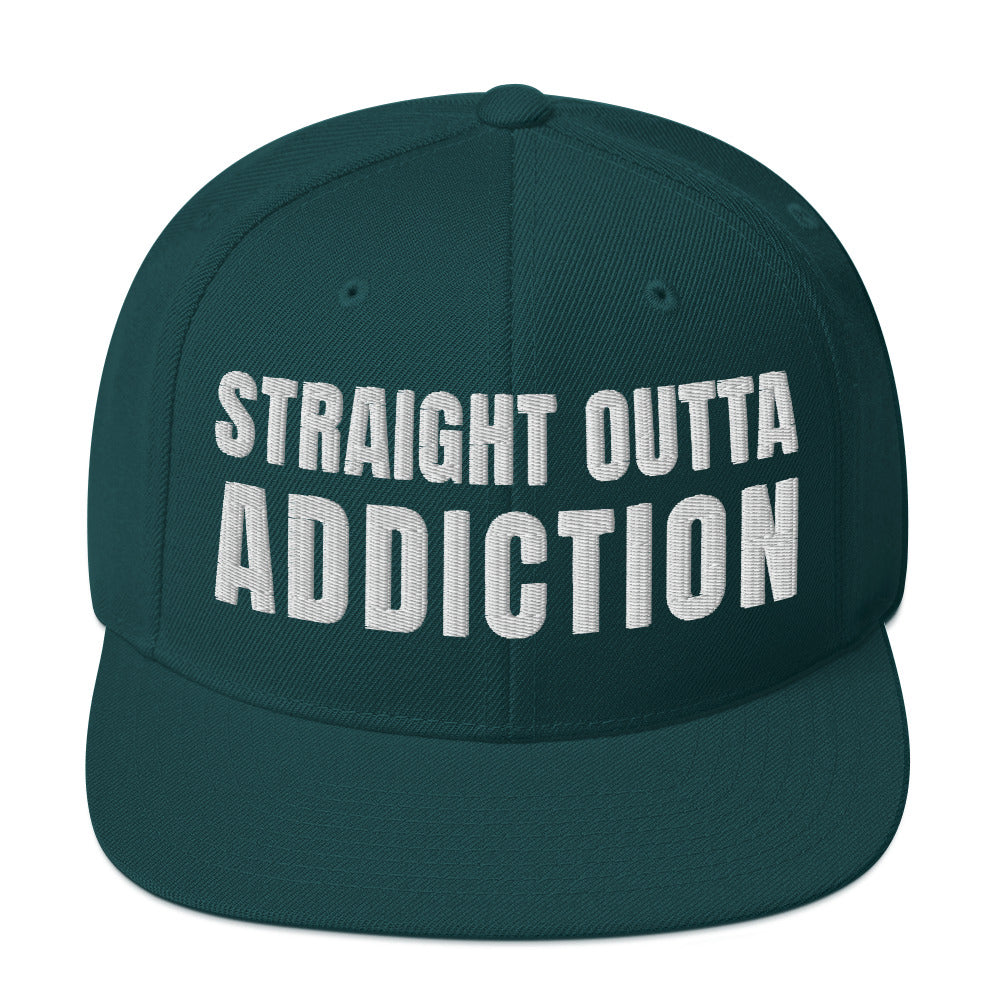 SOA- (Embroidered White) Snapback Hat