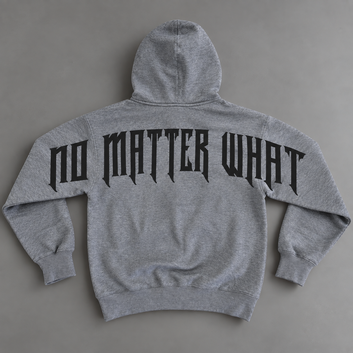 No Matter What Mindset Hoodie – Heather Gray