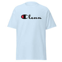 Men's- CLEAN CHAMP (Black print) classic tee