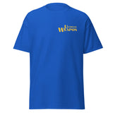 Men's- U.W. RECOVERING ADDICT (Yellow/light blue) classic tee