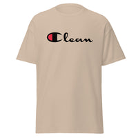 Men's- CLEAN CHAMP (Black print) classic tee