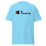 Men's- CLEAN CHAMP (Black print) classic tee