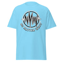 Men's- NMW LOGO (Black/gray/white print) classic tee