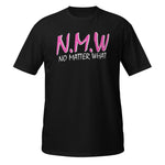 N.M.W ORIGINAL LOGO (pink/white) Unisex T-Shirt