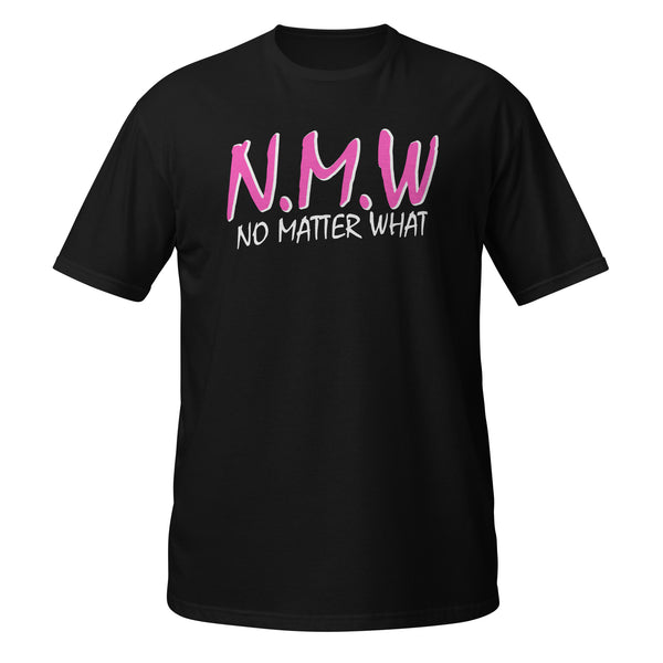 N.M.W ORIGINAL LOGO (pink/white) Unisex T-Shirt