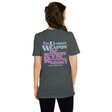 Women's-U.W. RECOVERING ADDICT (Violet/teal blue) Unisex T-Shirt