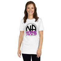 Women's-NA 100%-(Black/pink) Unisex T-Shirt