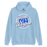 ULTIMATE WEAPON-(Blue/white print)- Hoodie