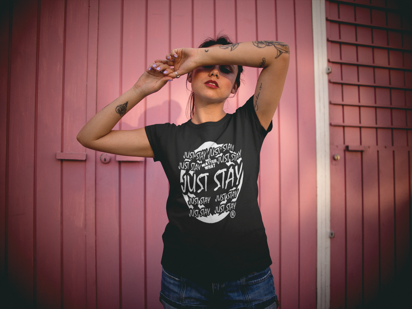 Women's Just Stay shirt